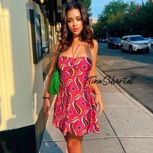 ❤️Bloggers Favorite❤️ NWT! Zara GEOMETRIC PRINT DRESS Size Medium